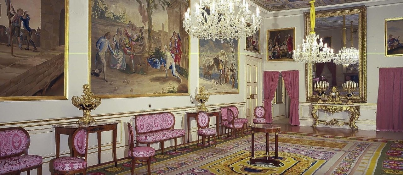 Interior del Palacio de El Pardo.