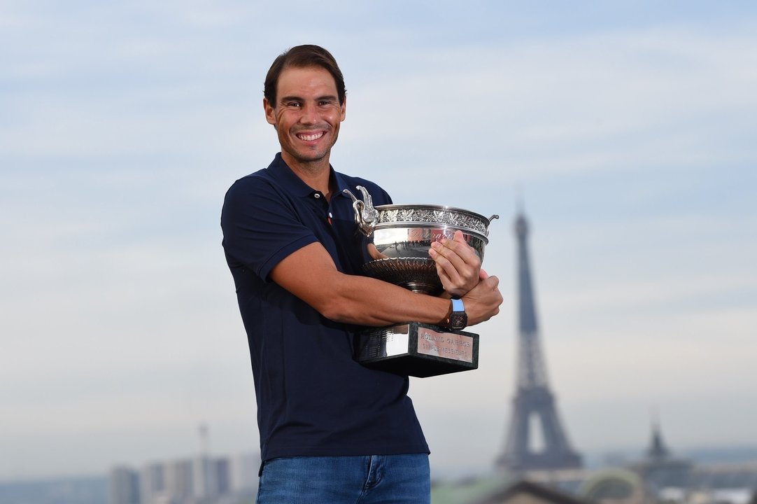 Rafael Nadal tras ganar su 13º Roladn Garros en París