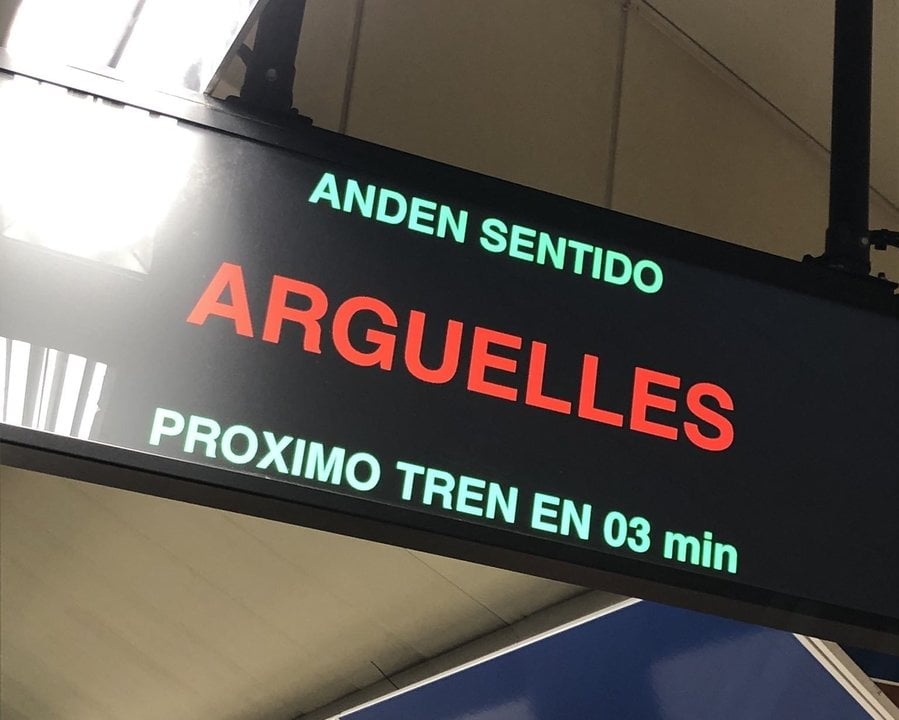 Teleindicador Metro de Madrid