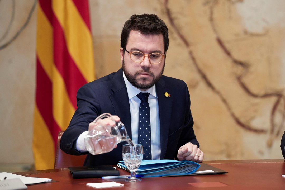 El vicepresidente de la Generalitat y coordinador nacional de ERC, Pere Aragonès