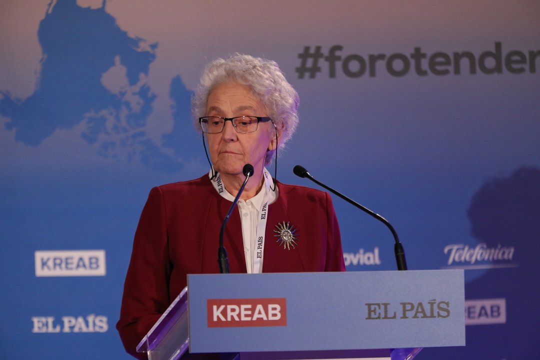 Soledad Gallego-Díaz durante su intervención en la inauguración del Foro Tendencias España 2020