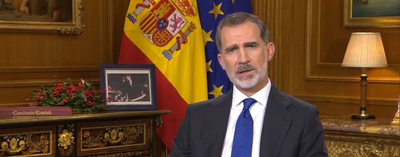 Discurso de Felipe VI en la Nochebuena de 2020.