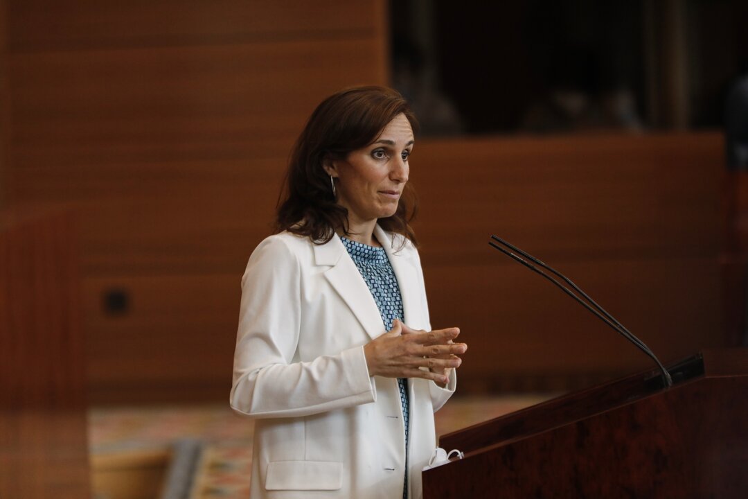 M&oacute;nica Garc&iacute;a, candidata de M&aacute;s Madrid. (Foto: Jes&uacute;s Hell&iacute;n / Europa Press)