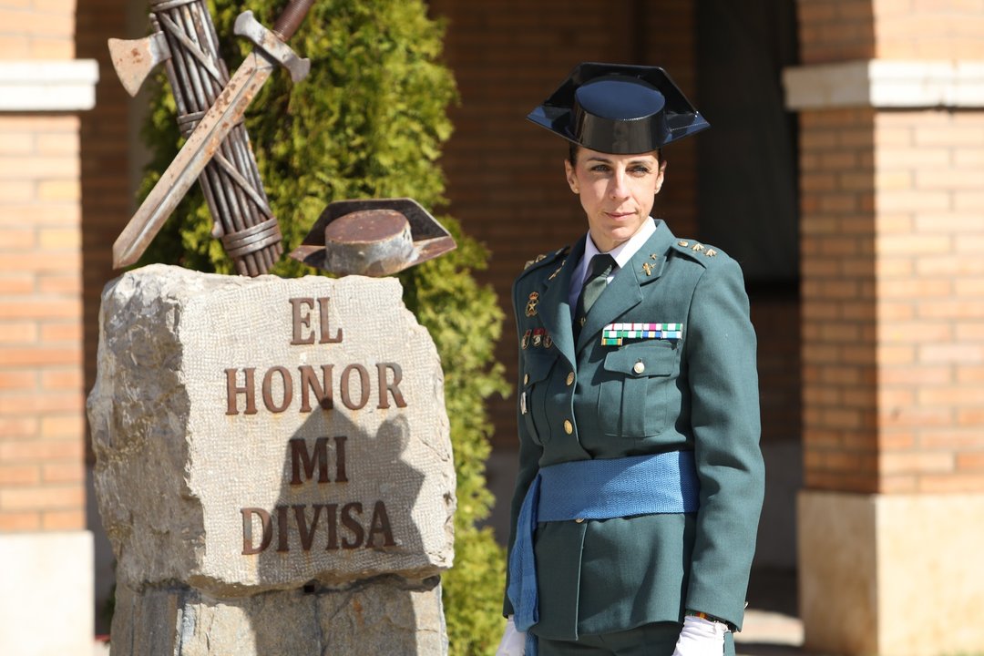 Teresa Gil, nueva jefa de la Comandancia de la Guardia Civil en Teruel. Foto Javier Escriche  Europa Press