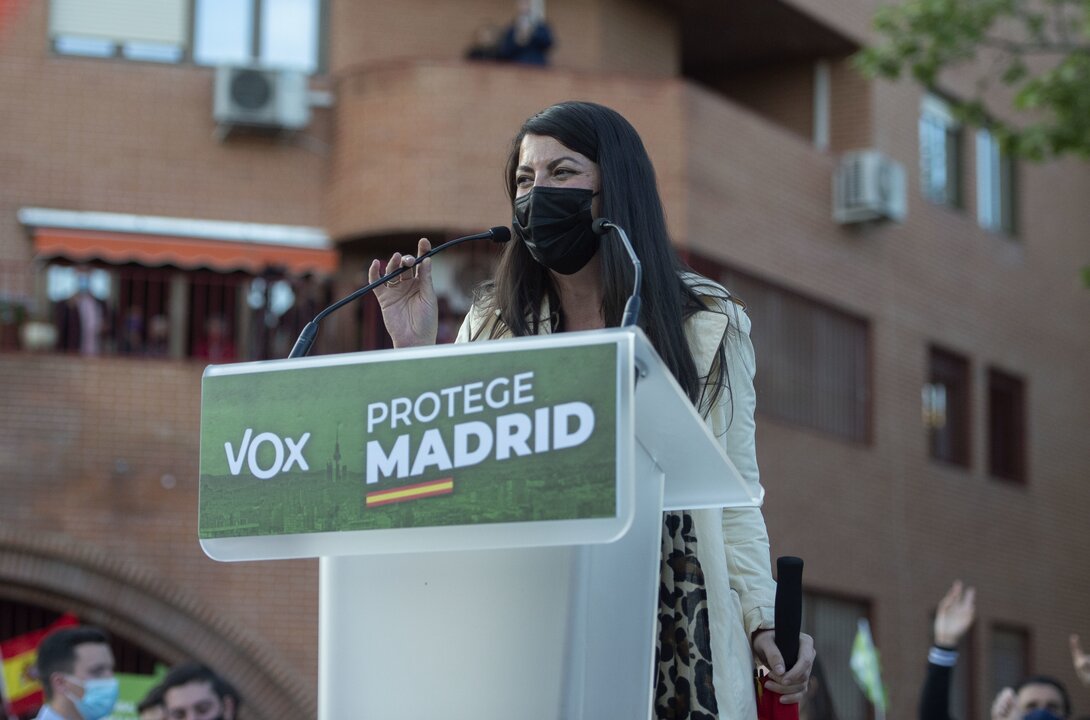 La portavoz adjunta de Vox en el Congreso de los Diputados, Macarena Olona (Foto: Alberto Ortega / Europa Press)