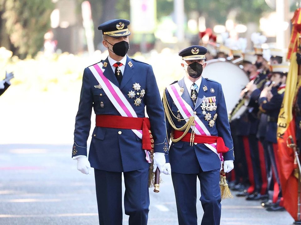 Felipe VI desfile de la fuerzas Armadas. 29/5/2021