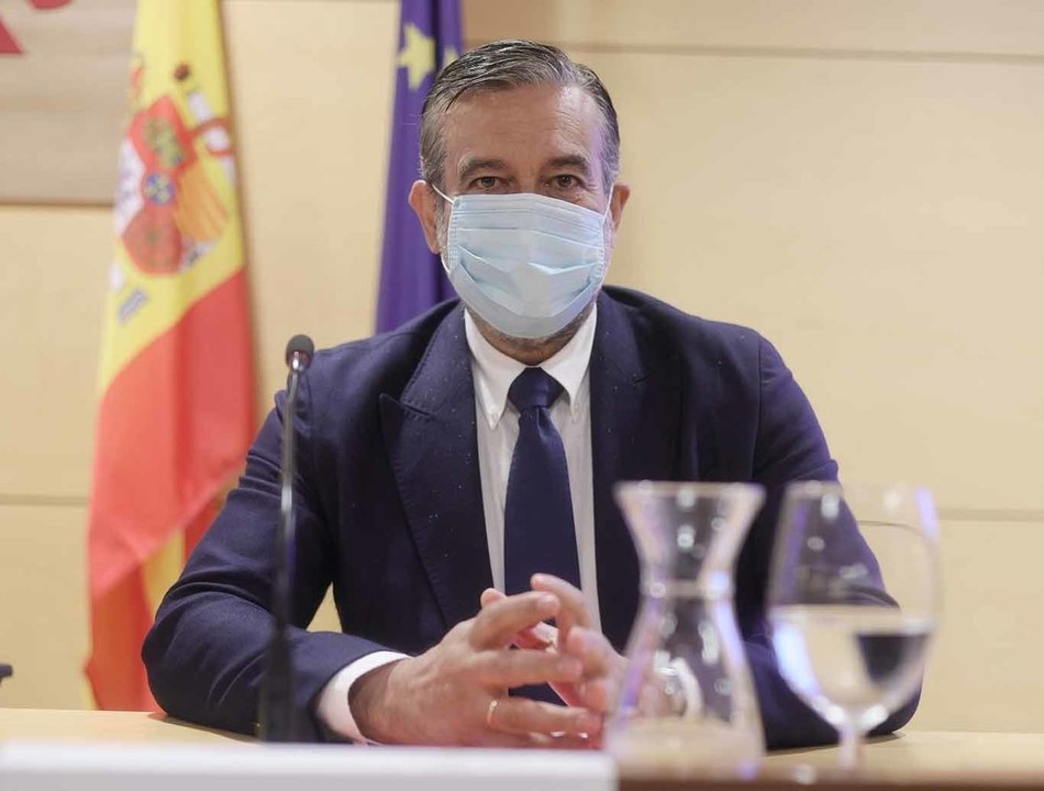 El consejero de Justicia, Interior y Víctimas en funciones de la Comunidad de Madrid, Enrique López. 28/5/2021
