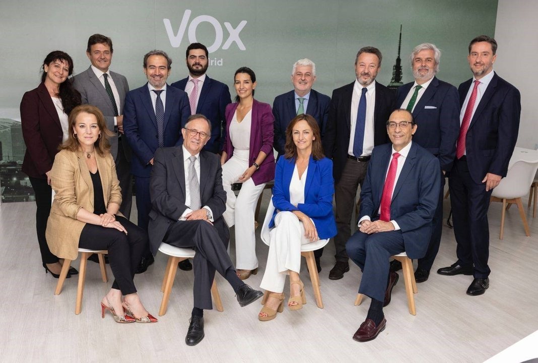 Diputados de Vox en la Asamblea de Madrid
