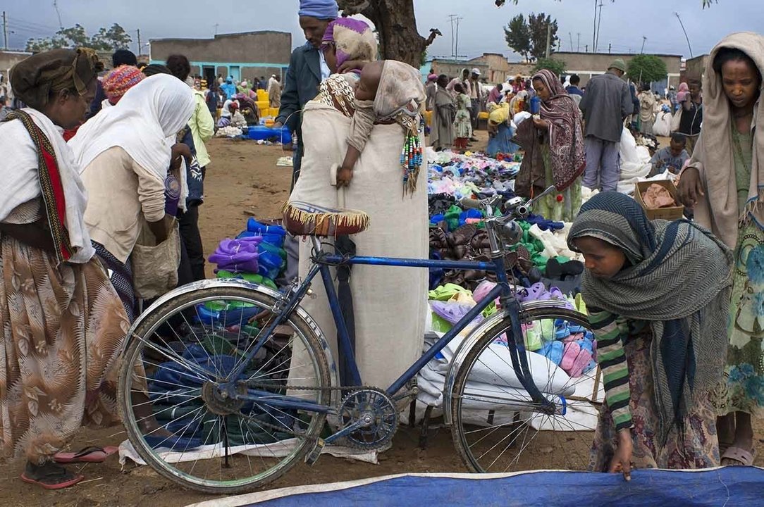 Un mercado en Tigray, Etiopía. 21/6/202