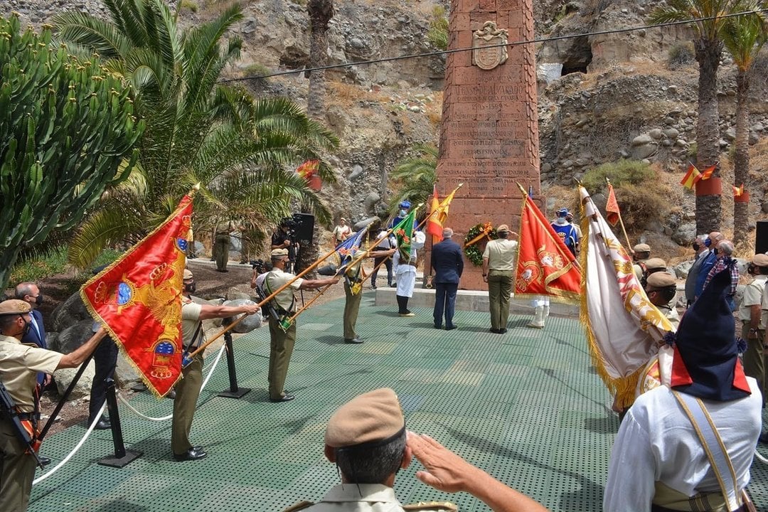 Regimiento de Infantería 'Canarias' 50 homenajea a los caídos en la Batalla del Batán. 3/7/2021