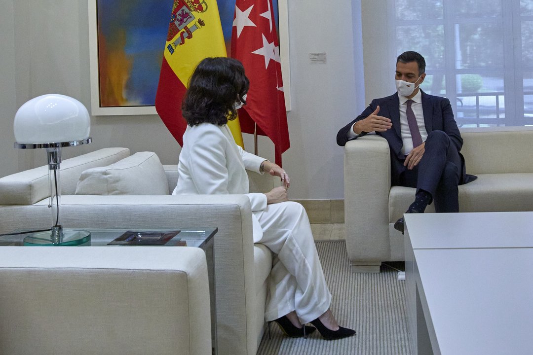 Reunión entre Pedro Sánchez e Isabel Díaz Ayuso