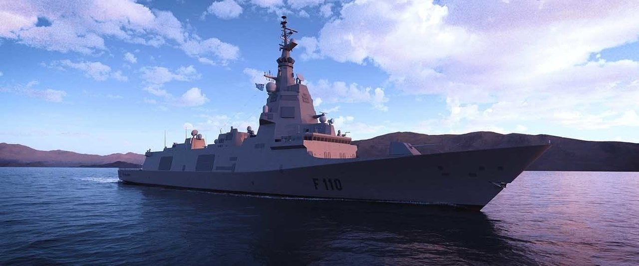 Recreación virtual de la futura fragata F-110 para la Armada española que hará Navantia. 31/5/2021