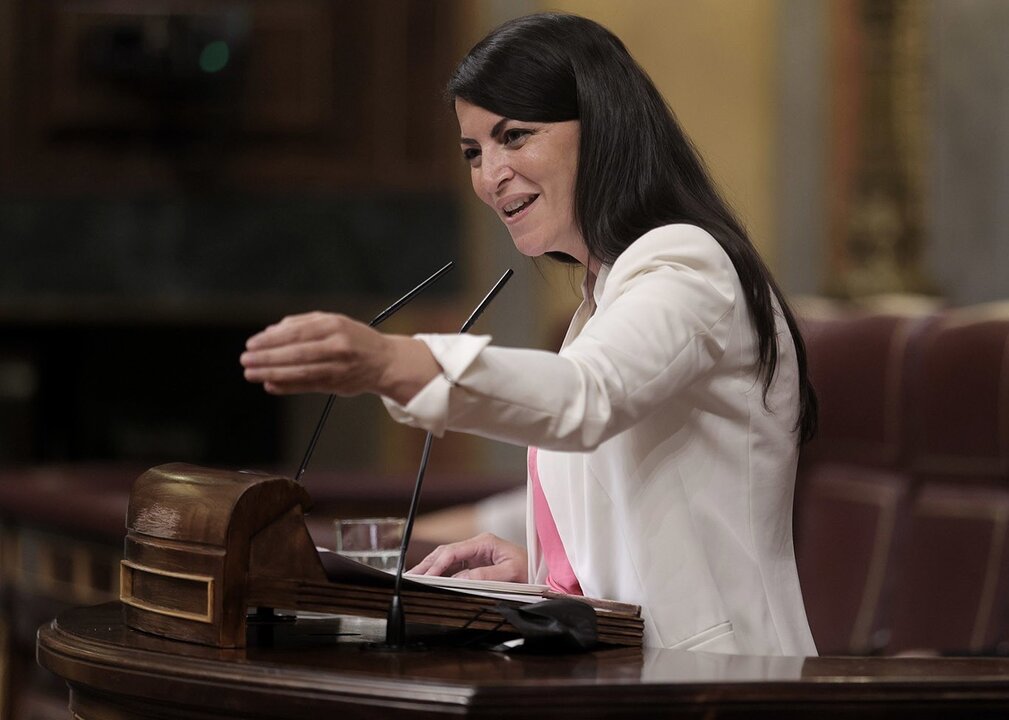 La secretaria general del Grupo Parlamentario Vox en el Congreso, Macarena Olona. 21/7/2021