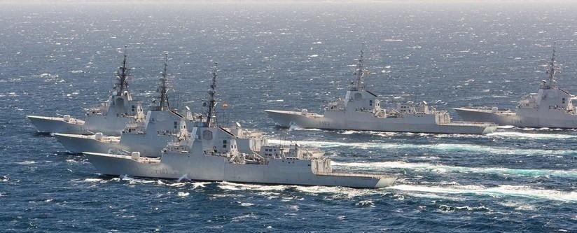 Fragatas de la 31ª Escuadrilla de Escoltas de la Armada (Foto: Armada Española).