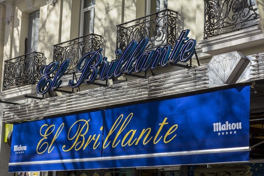 Bar 'El Brillante'. Foto: El Brillante.