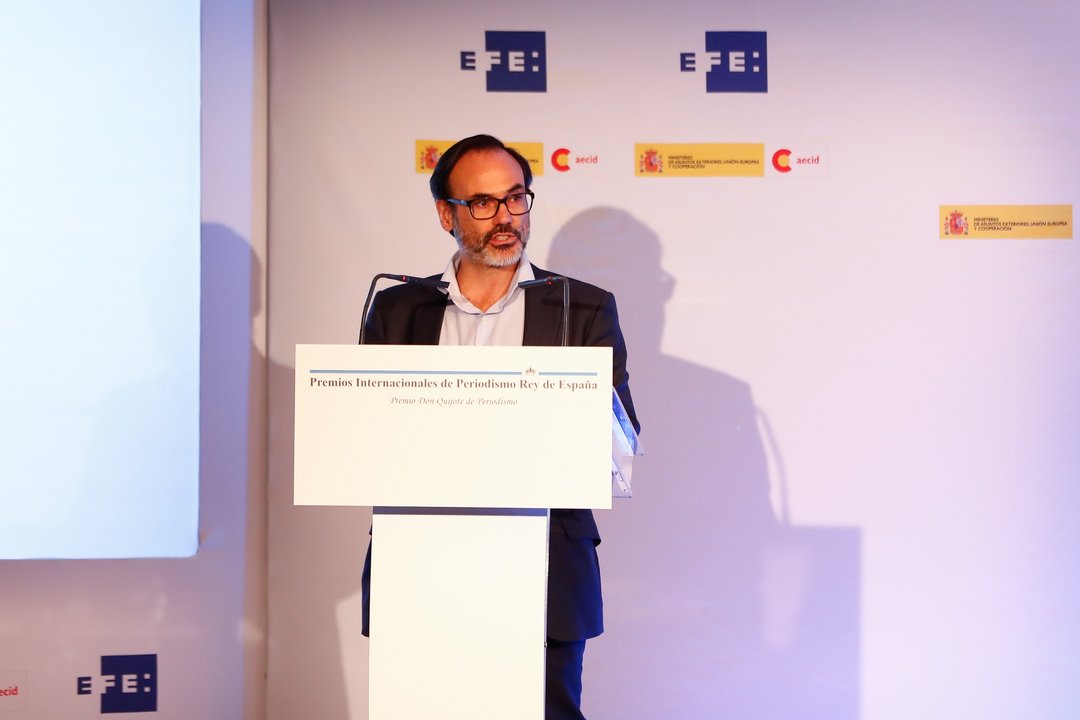 Fernando Garea en la ceremonia de entrega de los XXXVI Premios Internacionales de Periodismo "Rey de España" | Europa Press
