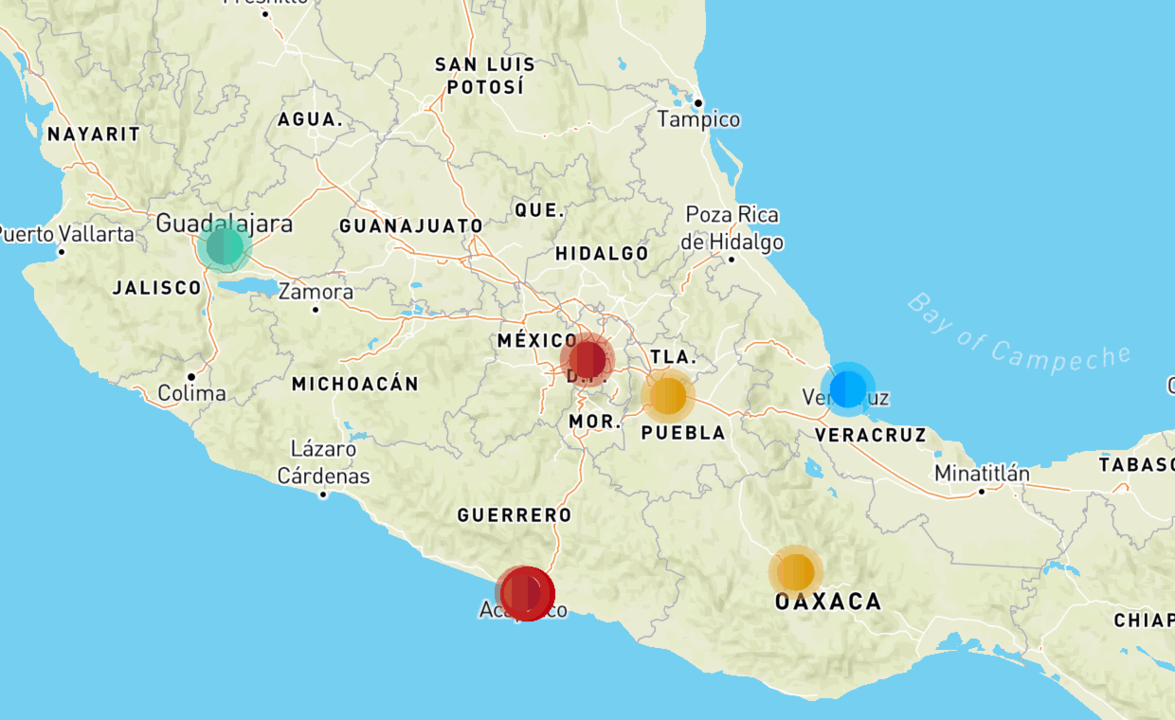 Terremoto en México.