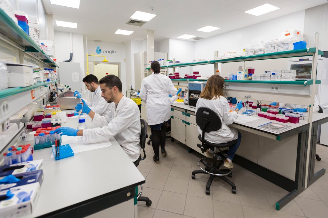 Laboratorio de investigación básica de Eugin en el Parc Científic de Barcelona
