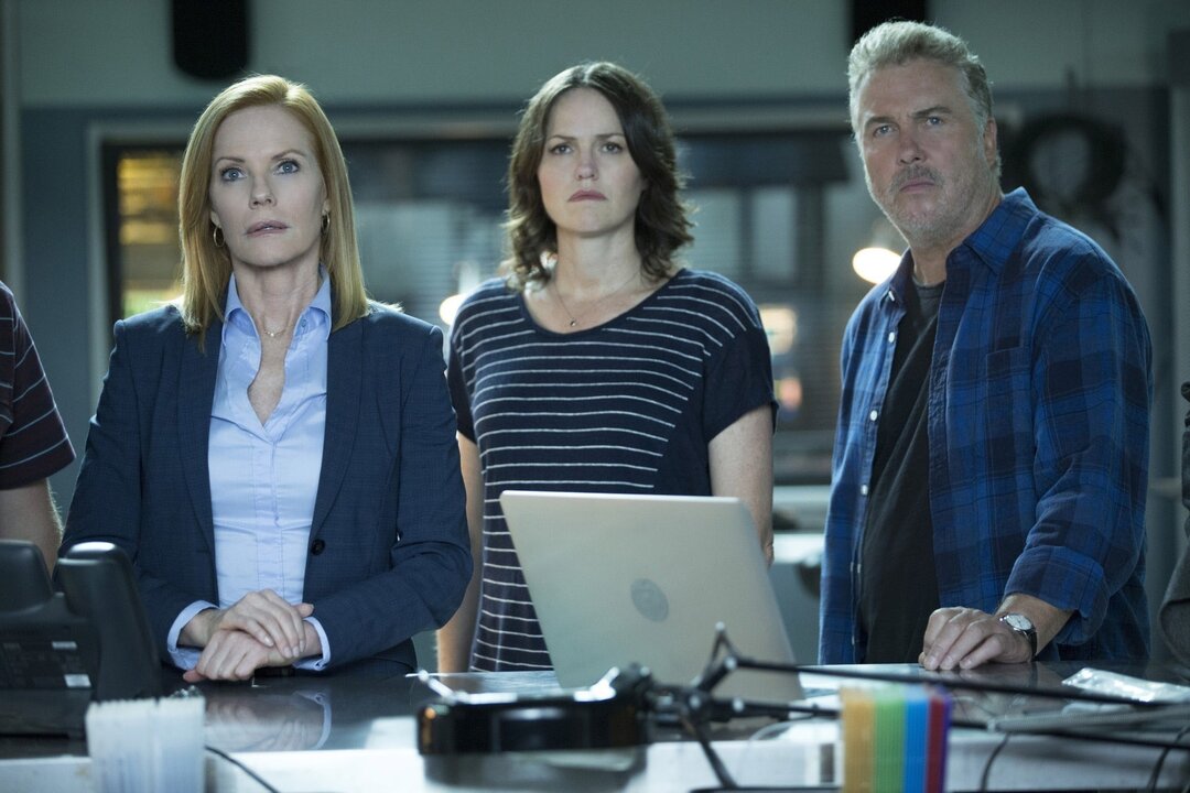 "Immortality Parts I and II" -- Grissom and Willows return to help the CSI team solve a catastrophic case that paralyzes all of Las Vegas, on the special two-hour series finale of CSI: CRIME SCENE INVESTIGATION, Sunday, Sept. 27 (9:00-11:00 PM, ET/PT), on the CBS Television Network. Pictured: (L-R) Marg Helgenber, Jorja Fox and William Petersen Photo by Sonja Flemming/ CBS &Atilde;&Acirc;&copy;2015 CBS Broadcasting Inc. All Rights Reserved