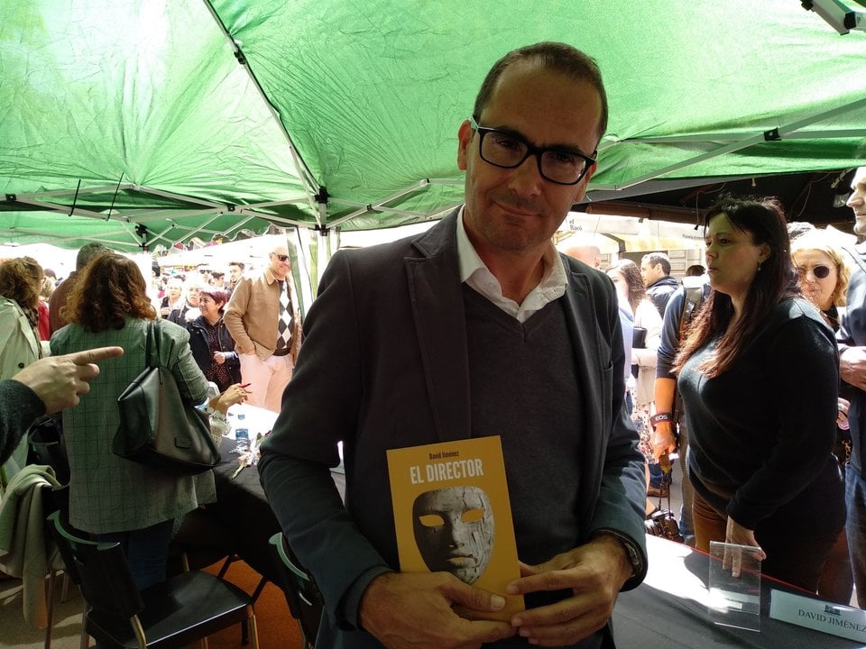 David Jiménez con su libro 'El Director' | Europa Press
