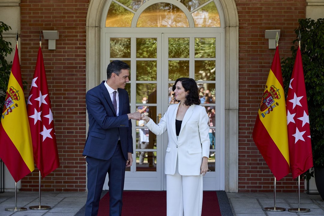 Pedro Sánchez e Isabel Díaz Ayuso.