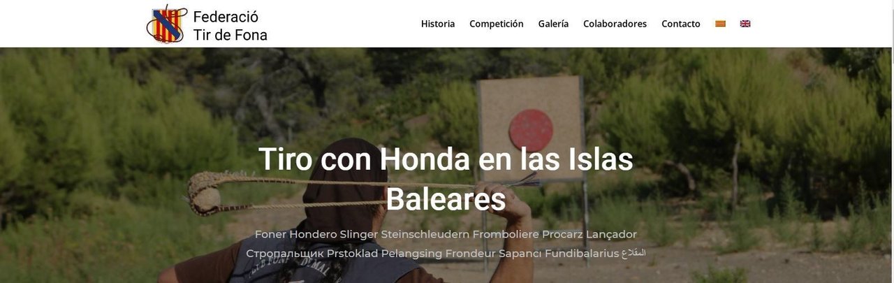 Web de la Federación de tiro con honda Balear.
