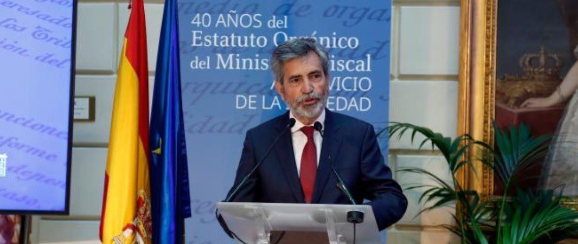 Carlos Lesmes, en el 40º aniversario del Estatuto Orgánico del Ministerio Fiscal.