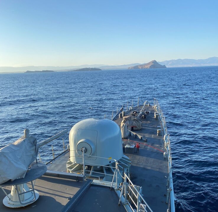El patrullero Medas inicia su misi&oacute;n en el Estrecho de Gibraltar