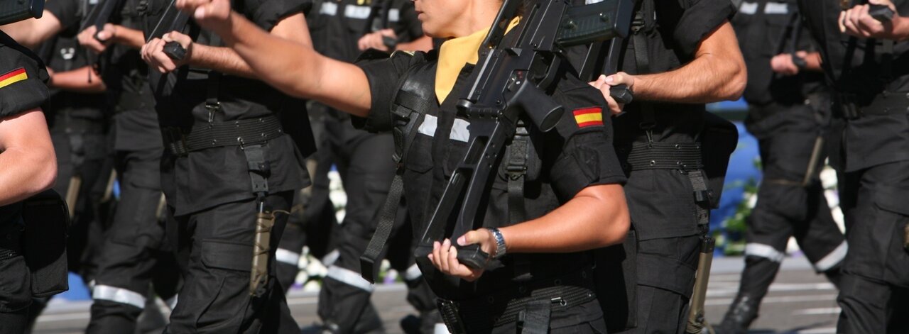 Soldados de la Unidad Militar de Emergencias (UME).