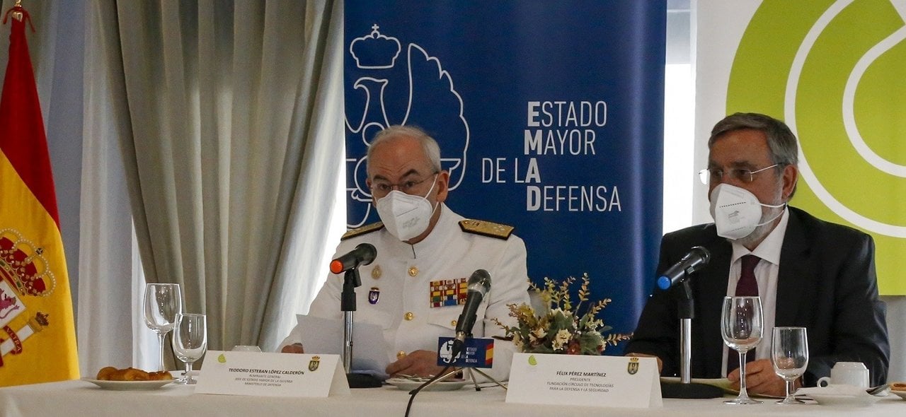 El Jefe del Estado Mayor de la Defensa (JEMAD), almirante general Teodoro López Calderón.