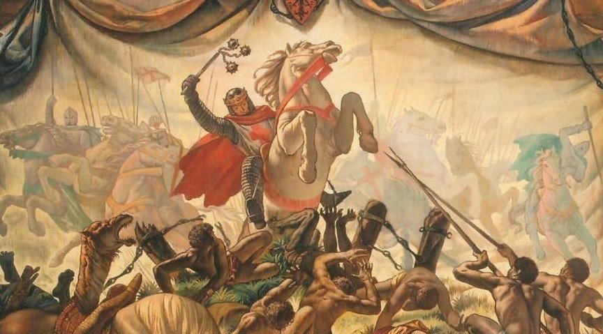 Sancho VII de Navarra, en la batalla de las Navas de Tolosa.