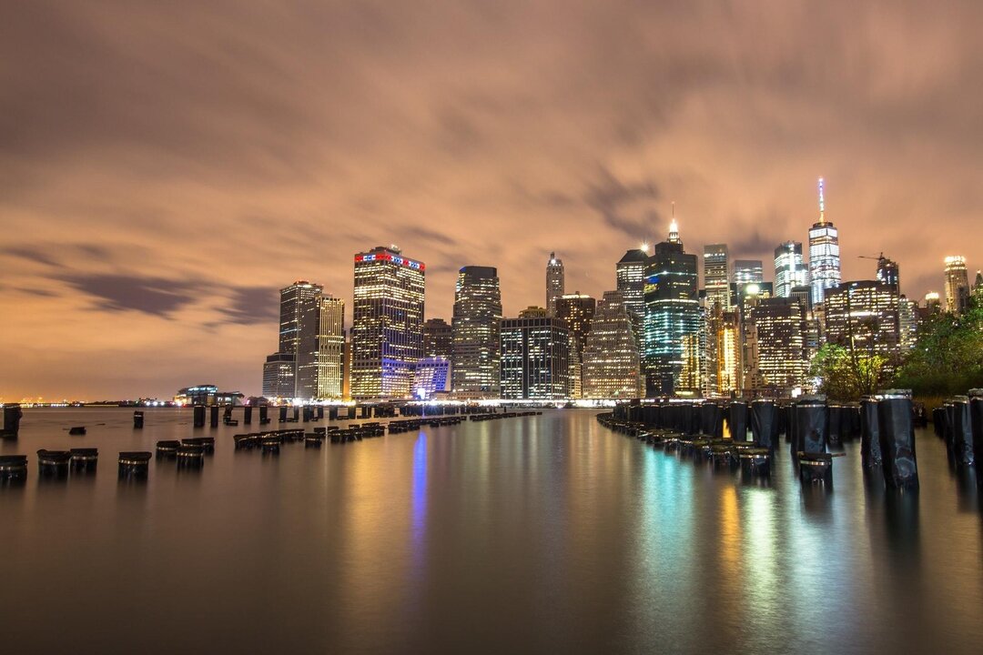 Nueva York de noche.