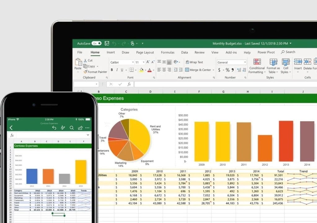 Excel Microsoft Office.