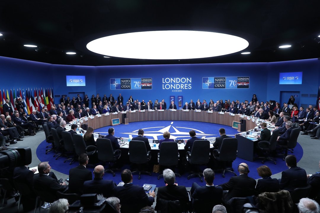 Cumbre de la OTAN en Londres.