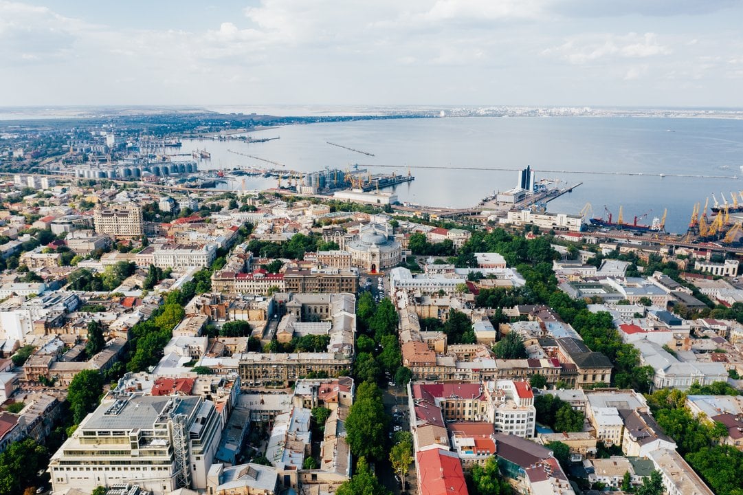 Vista aérea de Odesa.
