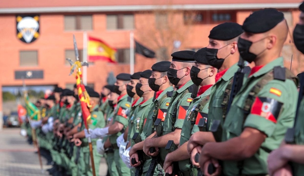 Militares de la Brigada Paracaidista, en una imagen de archivo (Foto: Ministerio de Defensa).