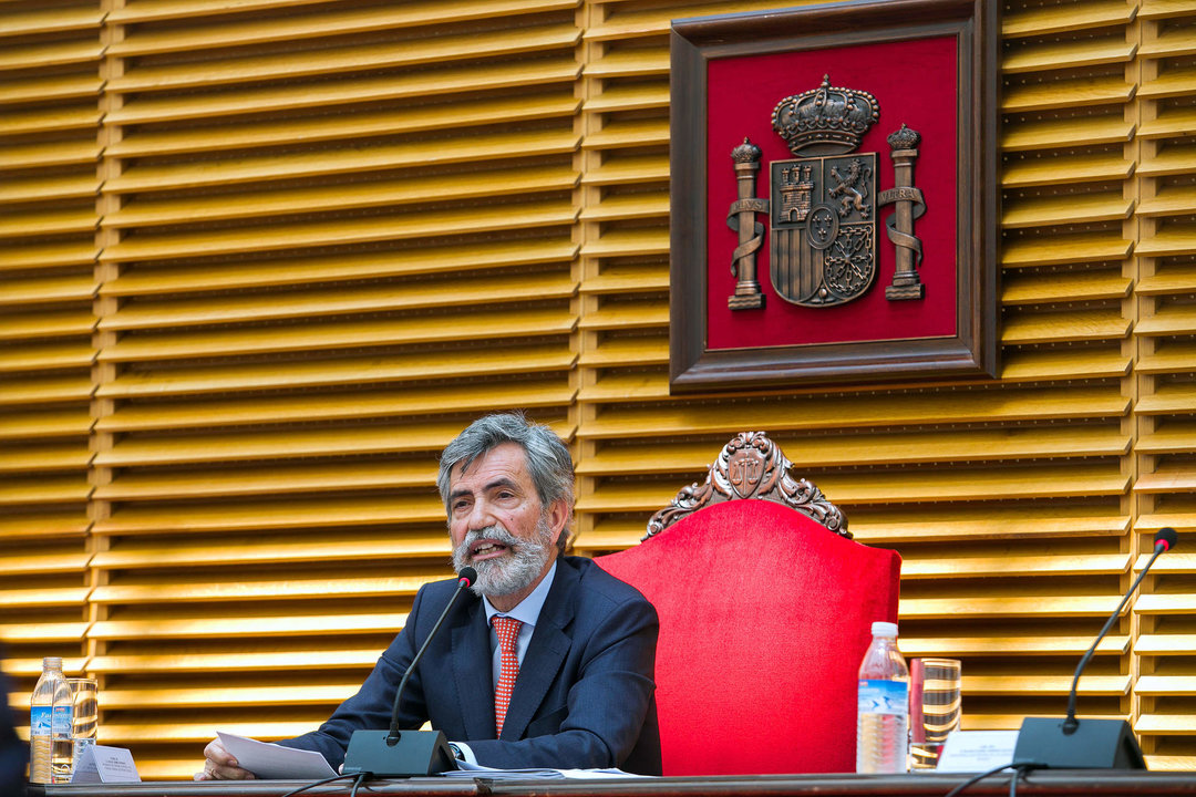 El presidente del Supremo y del CGPJ, Carlos Lesmes.