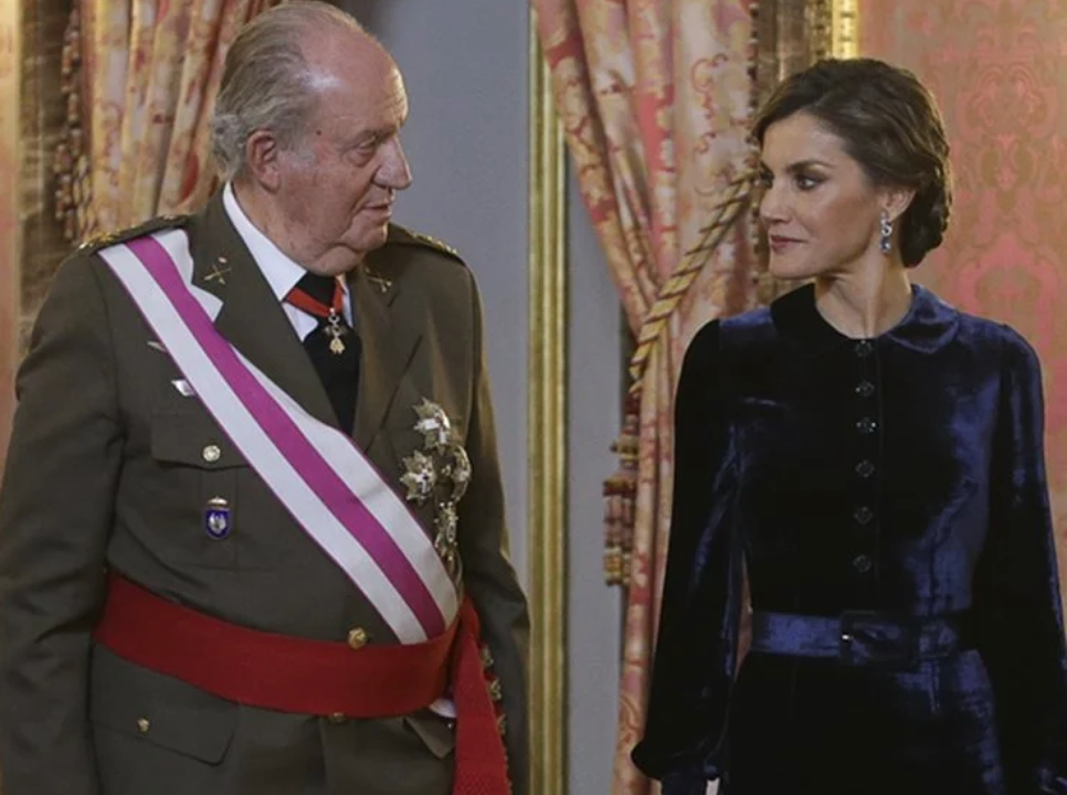 Juan Carlos I y doña Letizia.