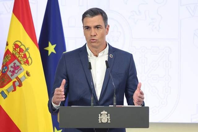 El presidente del Gobierno, Pedro S&aacute;nchez.