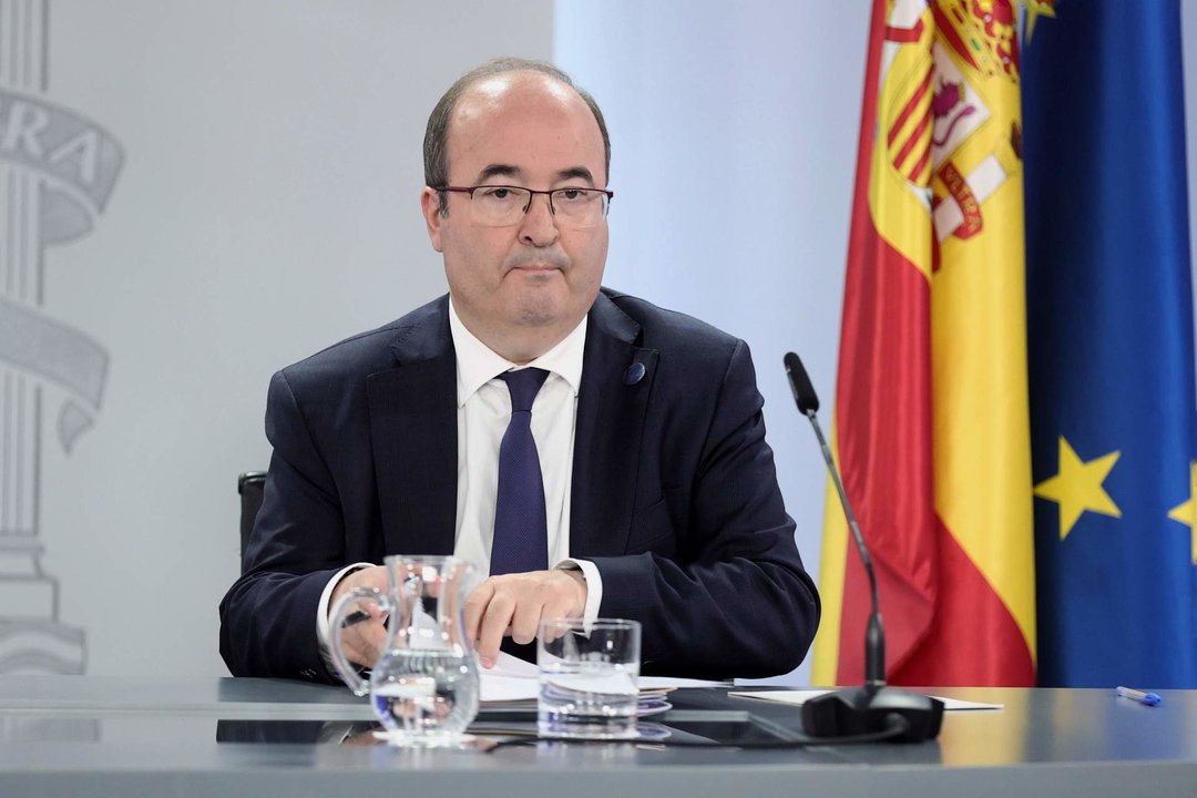 El ministro de Cultura y de Deporte, Miquel Iceta.