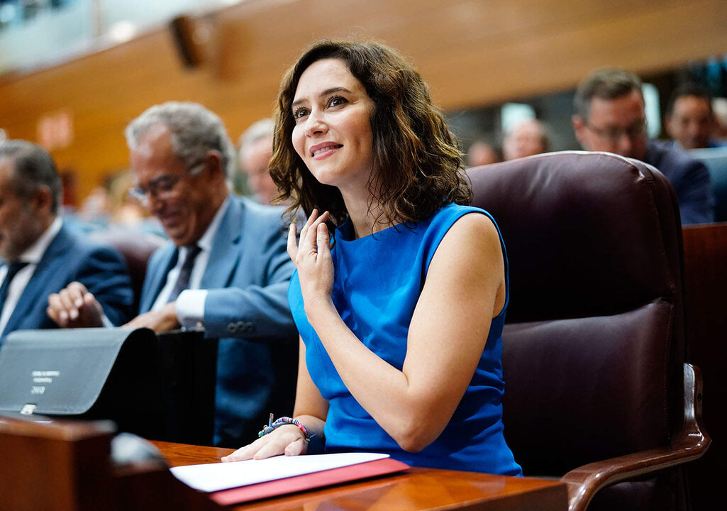 Isabel D&iacute;az Ayuso. Debate de la Regi&oacute;n. Madrid 12 de septiembre de 2022