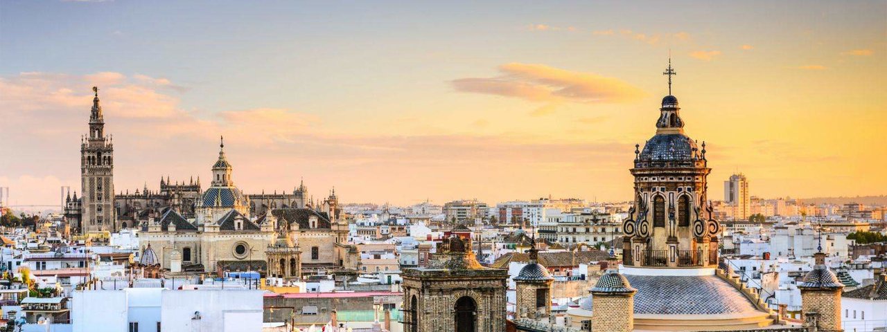 Vista panorámica de Sevilla.