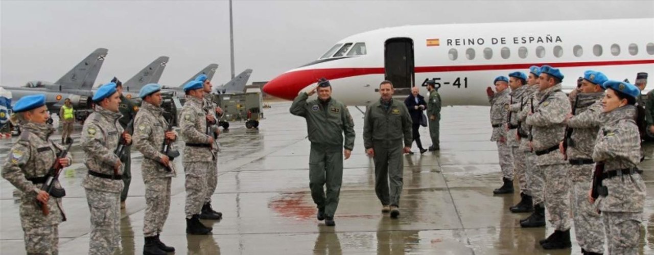 El Jefe de Estado Mayor del Aire, general del Aire Javier Salto, en Bulgaria.
