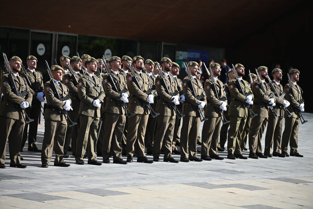 Soldados del Mando de Transmisi&oacute;n de Valencia del ej&eacute;rcito de Tierra.