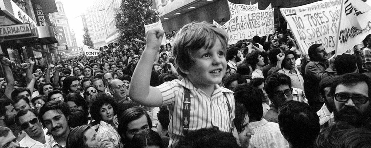 Comienza la democracia en España. Fuente | Archivos de la Historia.