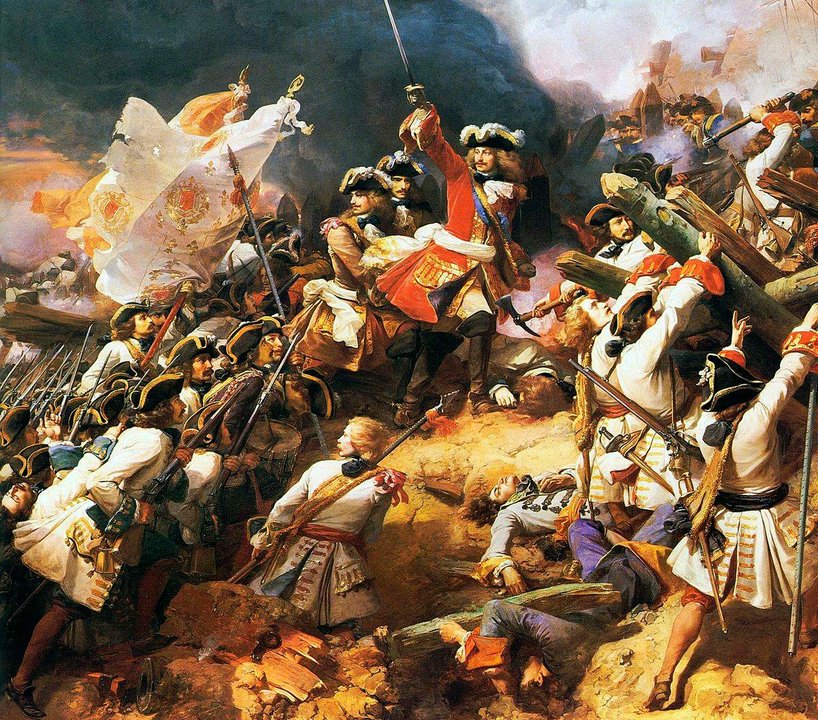 En 1762 Inglaterra entra en guerra a España, por temor ante el pacto de familia entre los Borbones españoles y franceses. Fuente | Wikipedia.