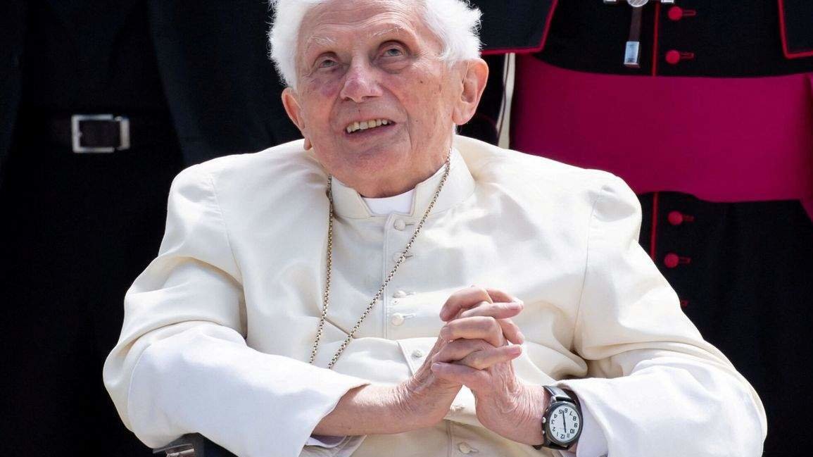 El Papa emérito, Benedicto XVI.