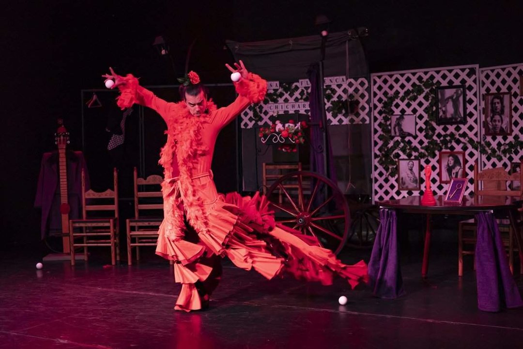 Una fusión de circo, flamenco y teatro llega a Sagunt a Escena con 'Sin Ojana'.