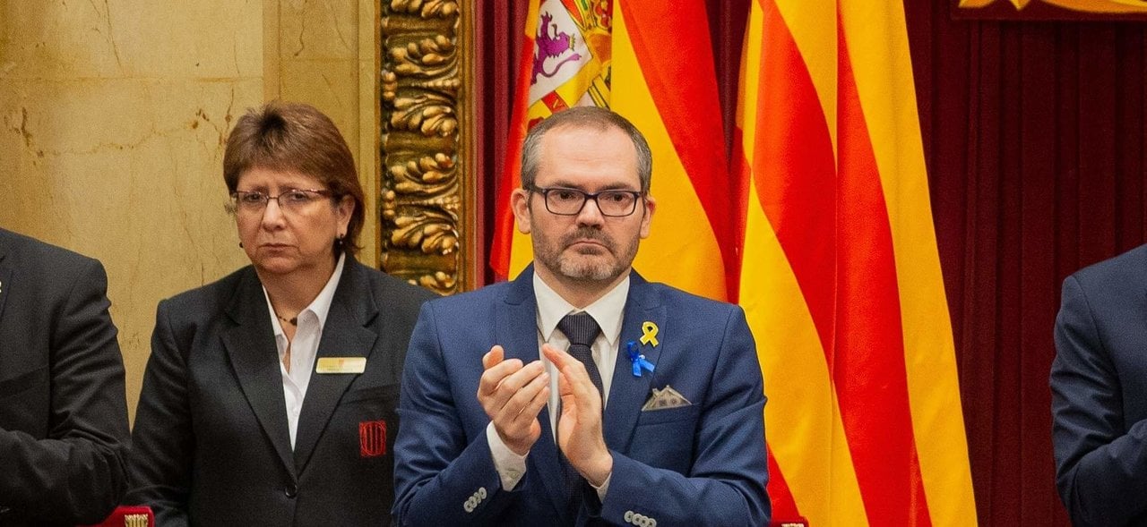 Josep Costa, durante un pleno del Parlament de Cataluña (Foto: David Zorrakino / Europa Press).