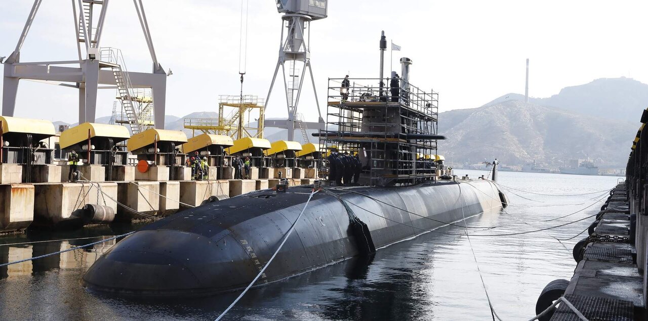 El submarino Isaac Peral zarpa rumbo a la misi&oacute;n Sea Guardian